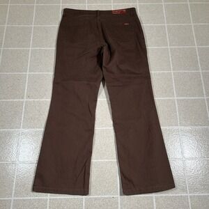Vintage Y2K Fubu X Rugged Outdoor Brown Flare Baggy Wide Leg Hiking Pants Skater